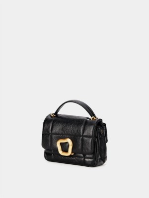 Songmont Chocolate Mini Women's Bags Black | OAM4230RC