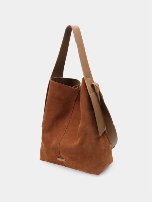 Songmont Drippy Large Women's Tote Bags Brown | TZZ4668KH