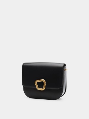 Songmont Reset Tofu Large Women's Bags Black | YTH979BT